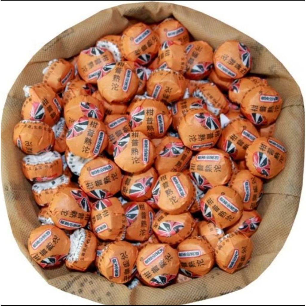 

Seduh Pertama Orange Pu Erh - Mini Pu Erh Chinese Tea Per Biji Kualitas Premium