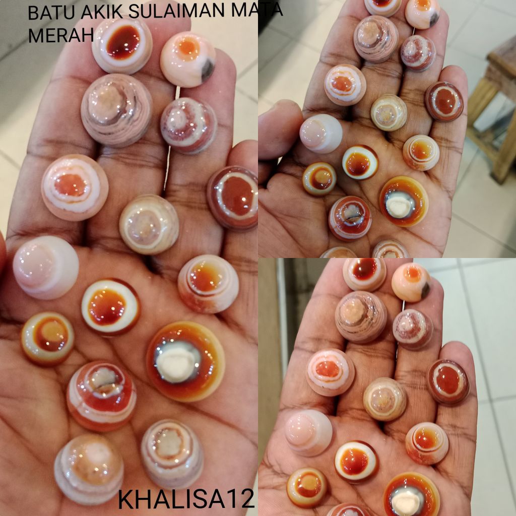 BATU AKIK SULAIMAN MATA MERAH