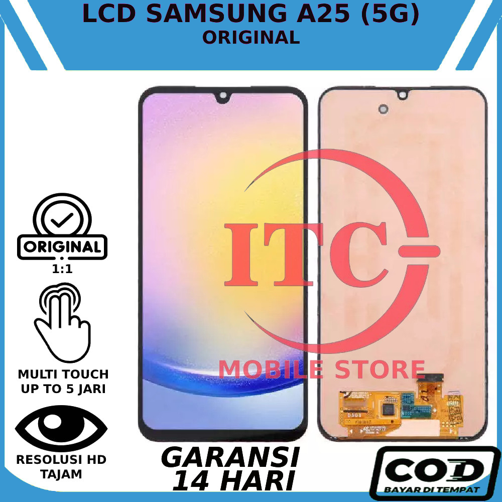 LCD TOUCHSCREEN SAMSUNG A25 (5G) ORIGINAL FULLSET GARANSI