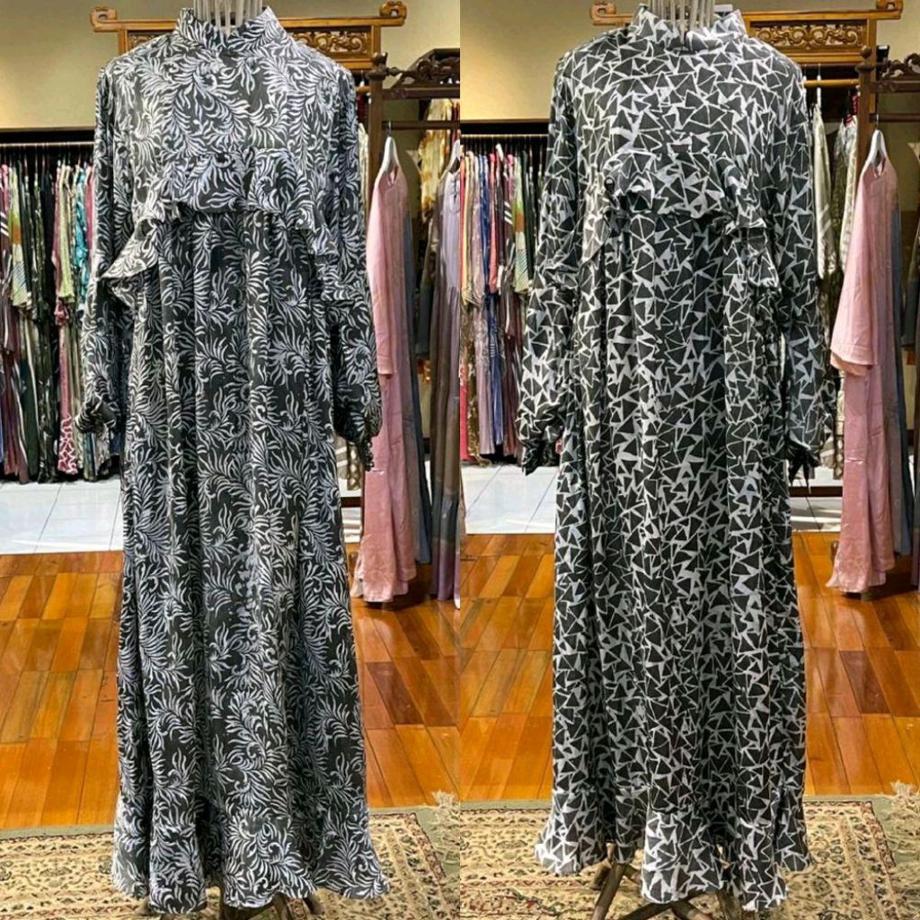 Maria Dress by Dian Pelangi LIMITED EDITION Busana Muslim Baju Maxi Gamis Abaya Kaftan Gaun Casual F