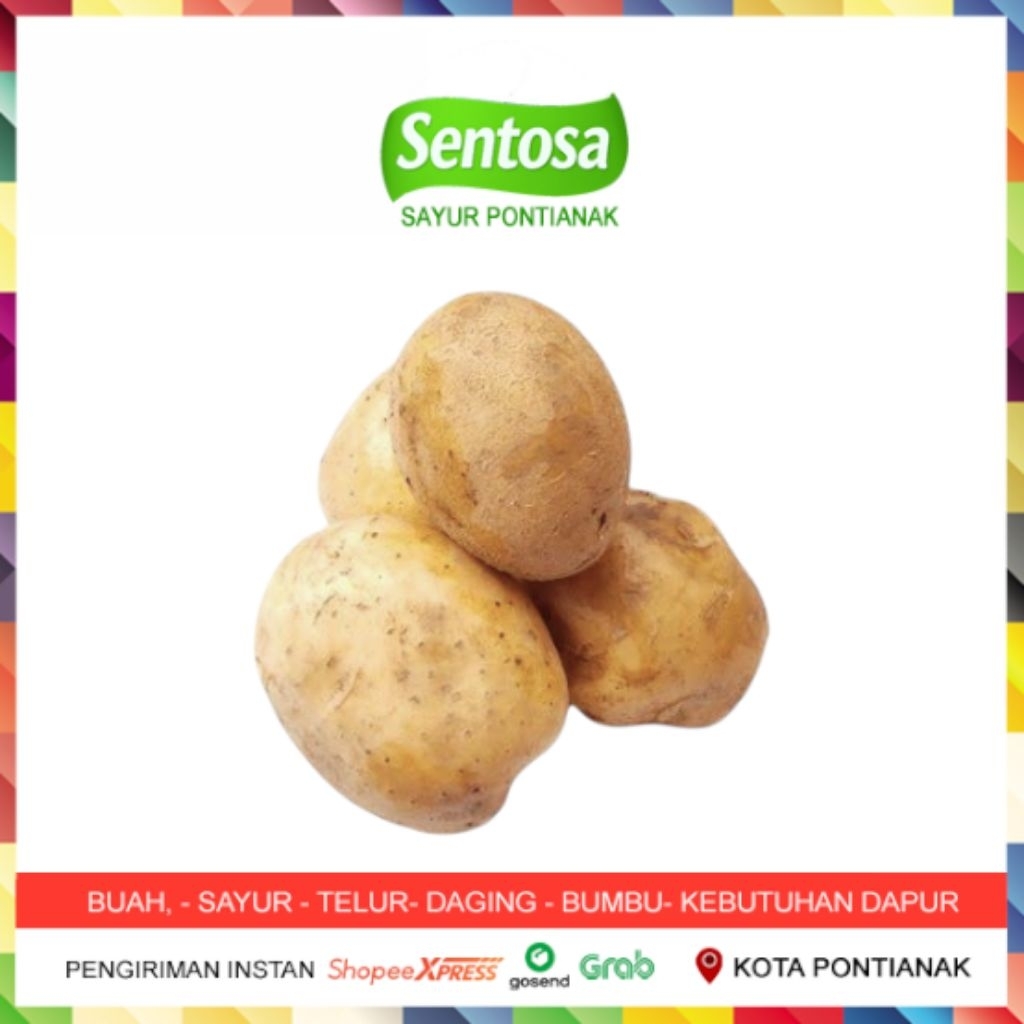 

Kentang 500 gram Sentosa Sayur Pontianak