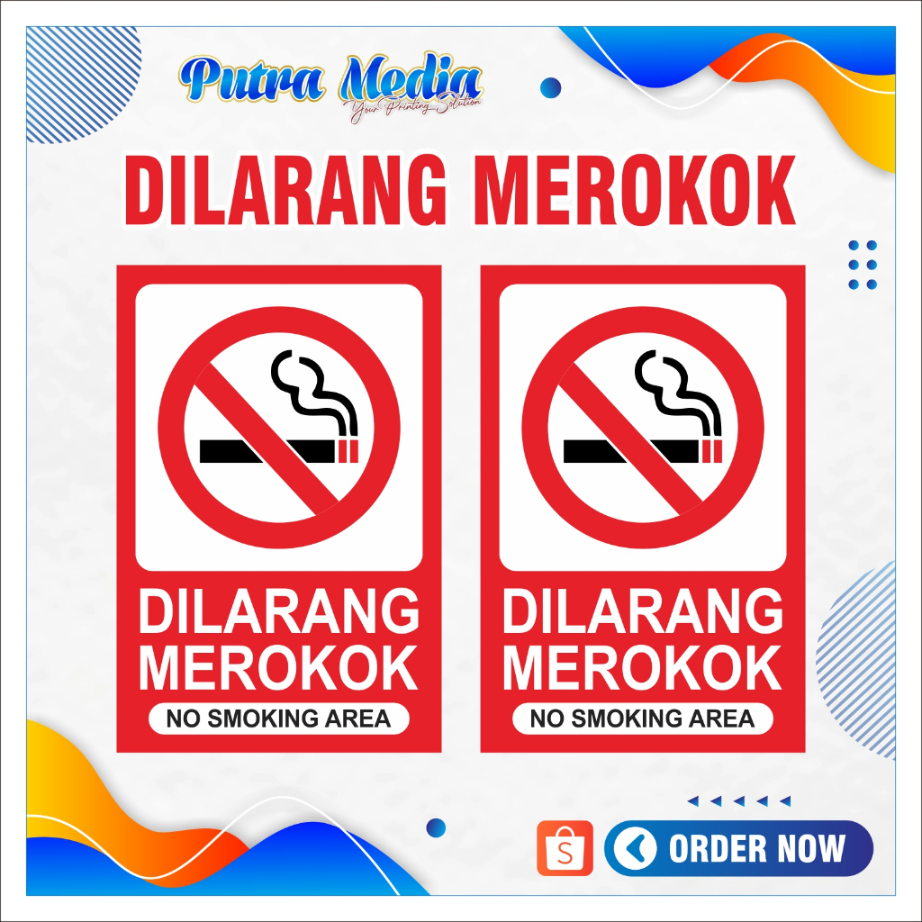 

Stiker Dilarang Merokok / Ukuran Besar A3