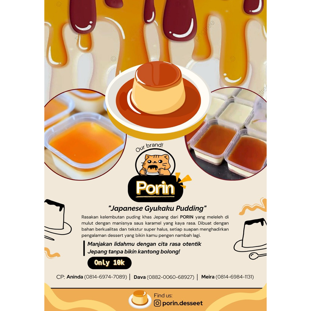 

PORIN PUDING CARAMEL