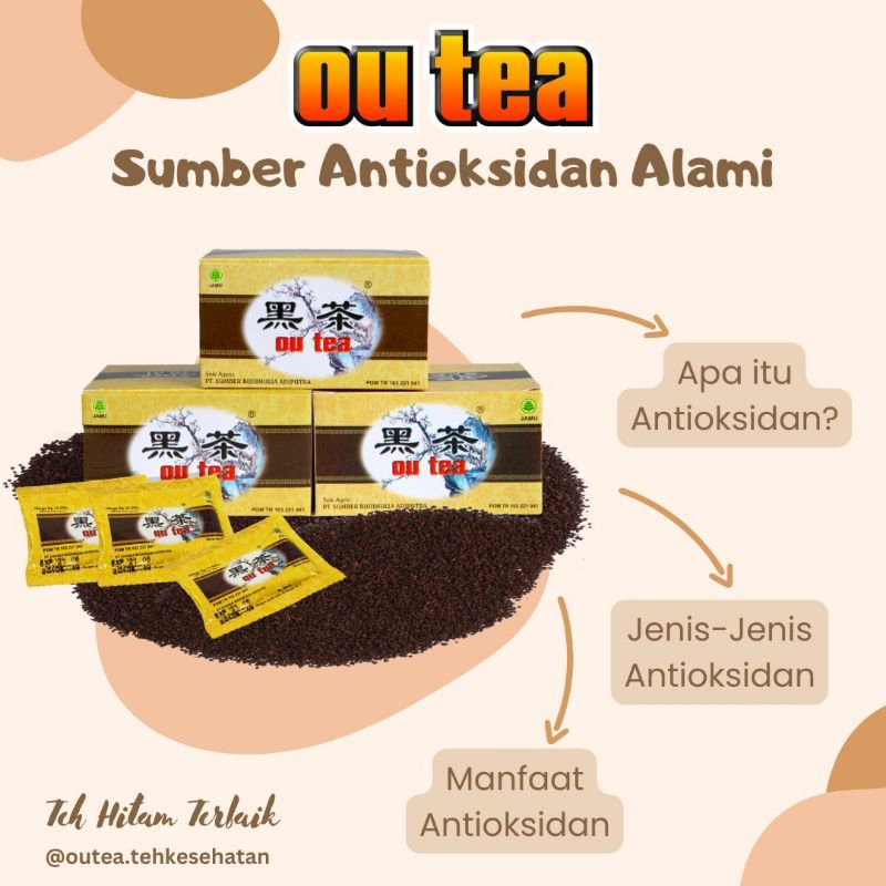 

OU TEA TEH KESEHATAN 1 BOX ISI 15 SACHET | SACHET 3GR ORIGINAL OU TEA