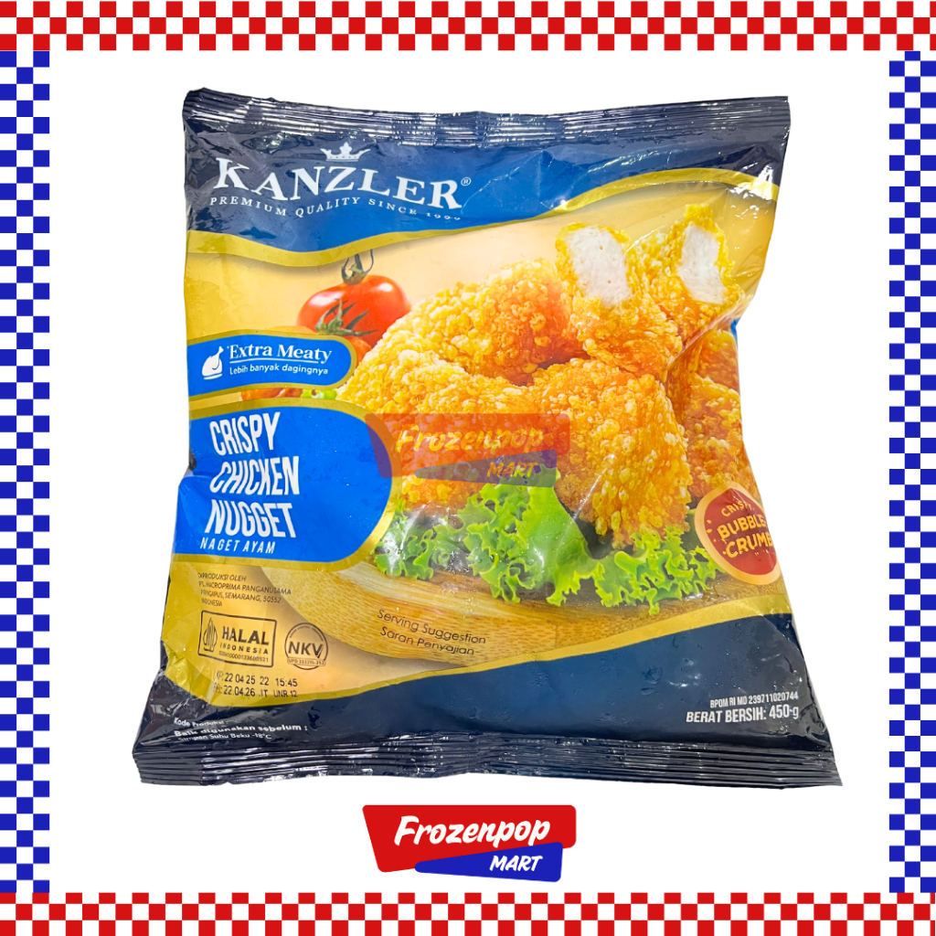 

Kanzler Crispy Chicken Nugget 450gr [INSTANT MALANG]