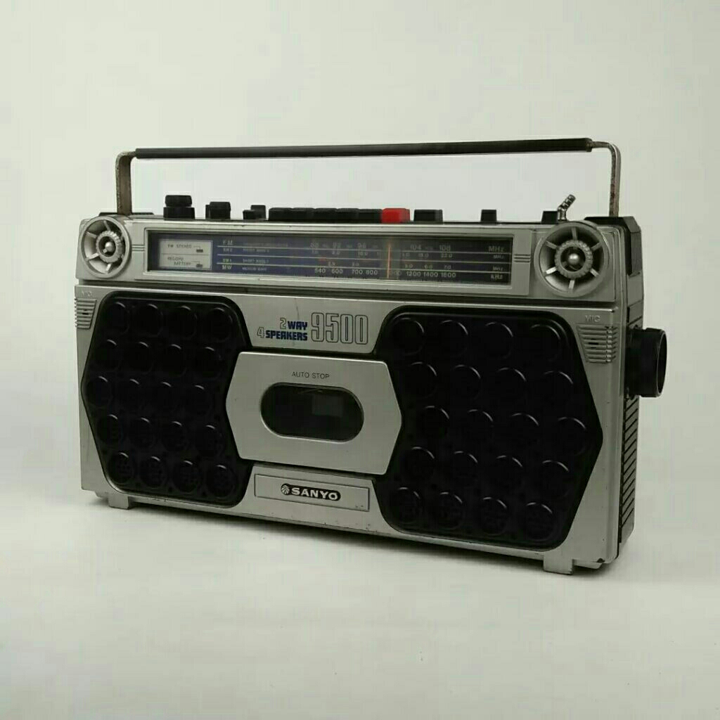 RADIO TAPE BOOMBOX SANYO M9500K | TAPE RECORDER