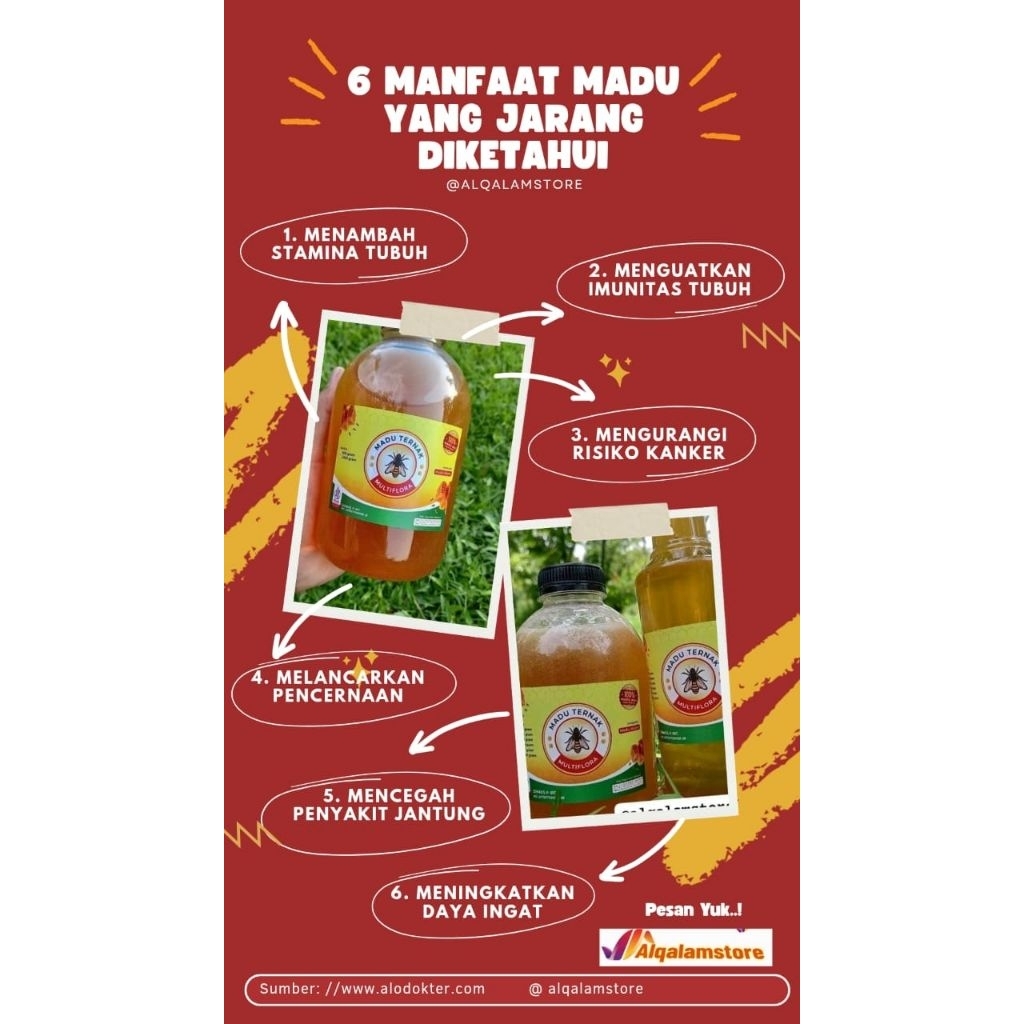 

Madu Murni Multiflora 1 Kg, Gratis Logam Mulia 24 Karat