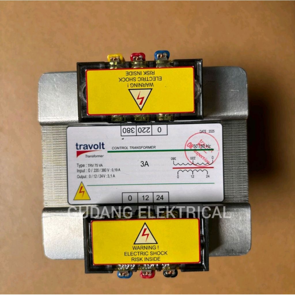 trafo step down 3A 380V/220V - 12V/24V
