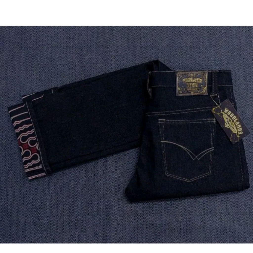 TORTUGA DENIM.celana denim selvadge // blue black indigo acen selvadge 14oz bahan streact //lapis ba
