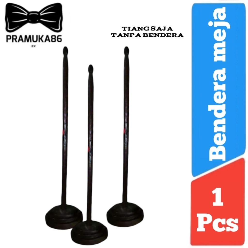 

Tiang Bendera Meja Kayu / Bendera Meja Tiang + Dudukan (Belum Termasuk Bendera)