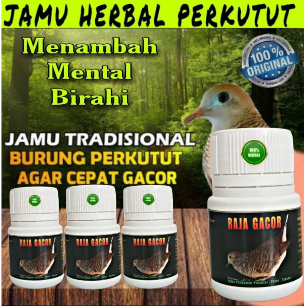 PIL PERKUTUT RAJA GACOR PREMIUM ISI 100 BUTIR perkutut malas bunyi pil apbn penggacor perkutut rajin