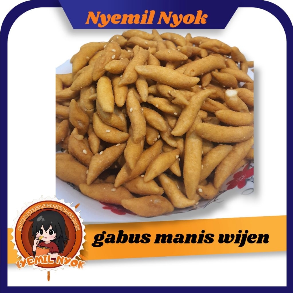 

Gabus Manis Wijen Premium - Gabus Manis - Gabus Wijen - Snack - Cemilan