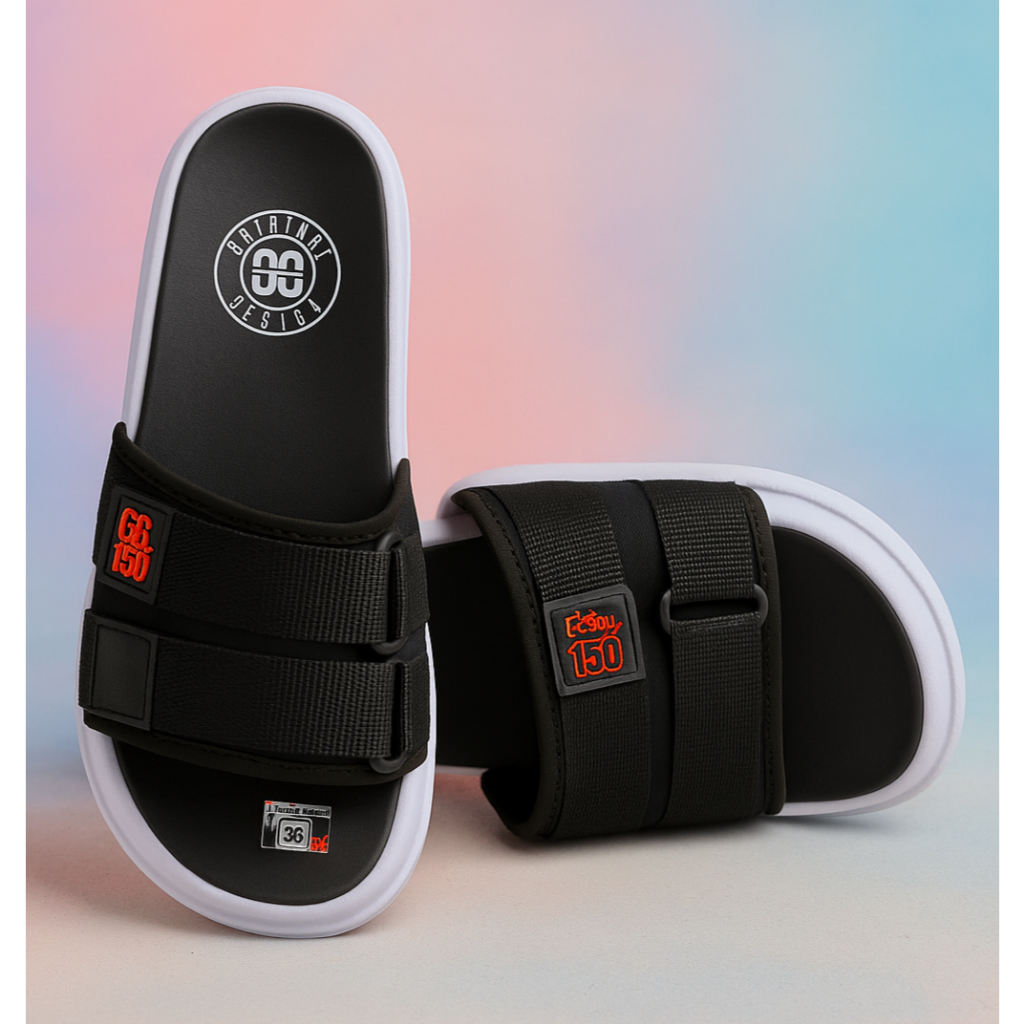 Sandal Slop Tebal & Empuk-Sandal Slop Karet Premium-Sandal Slop Pria-Sandal Slop casual-Sandal slop