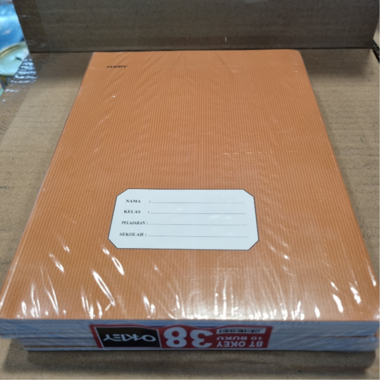

Buku Tulis Pendek OKEY 38 Lembar (ISI 10 Buku) - Sampul Coklat | Notebook Sekolah A5 Kwarto