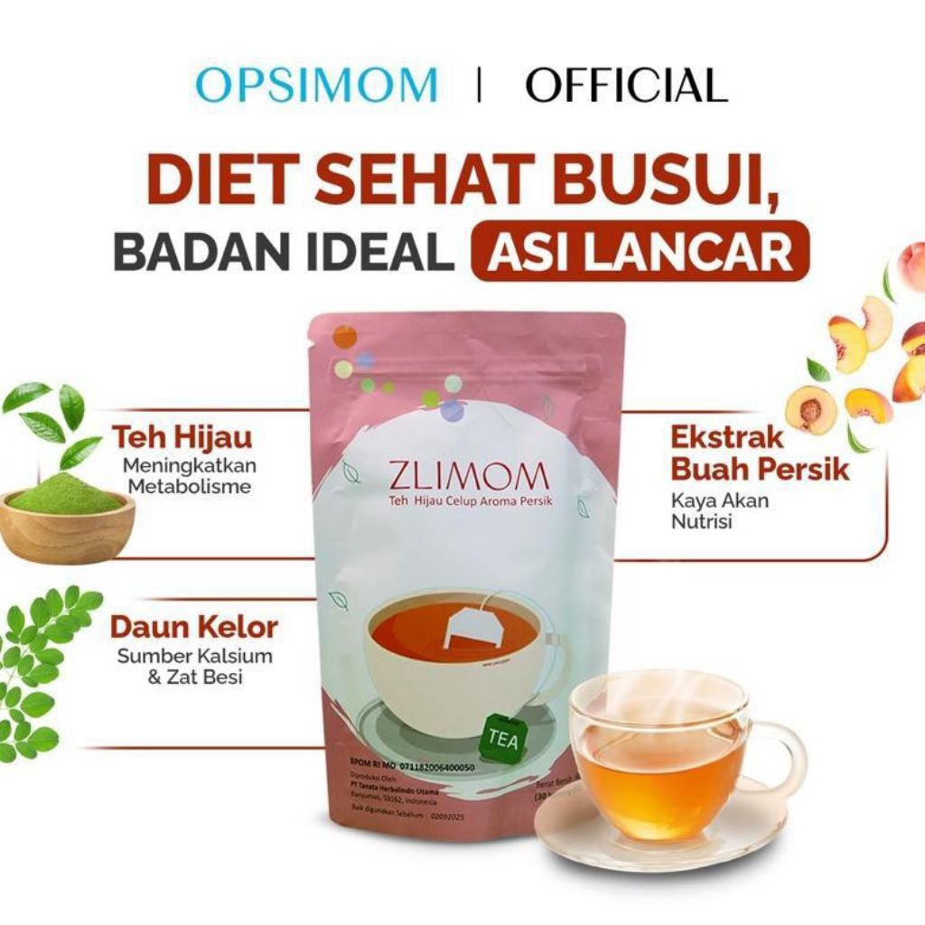 

Bonus Zlimom - Teh Pelangsing ( Teh Kesehatan Busui ) Dan Pelancar Asi