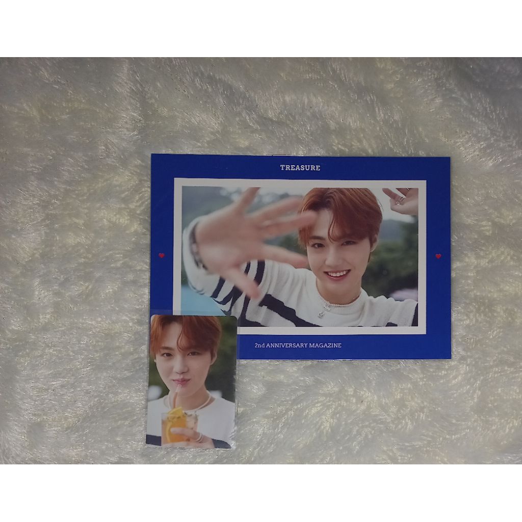 Treasure 2nd Anniversary Magazine - Photocard & Postcard  Doyoung. Photocard Treasure -  PC  Hyunsuk