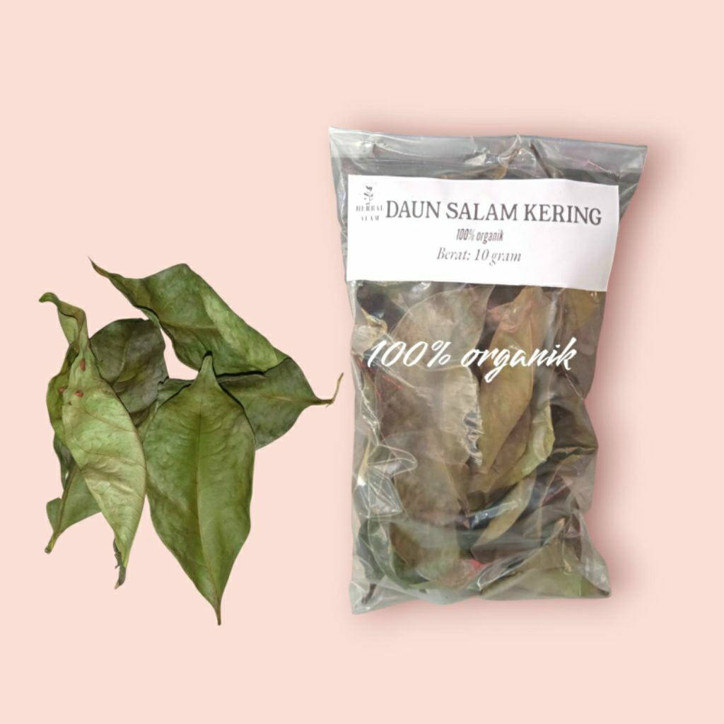 

Daun salam kering (Syzygium polyanthum) kemasan 10 gram