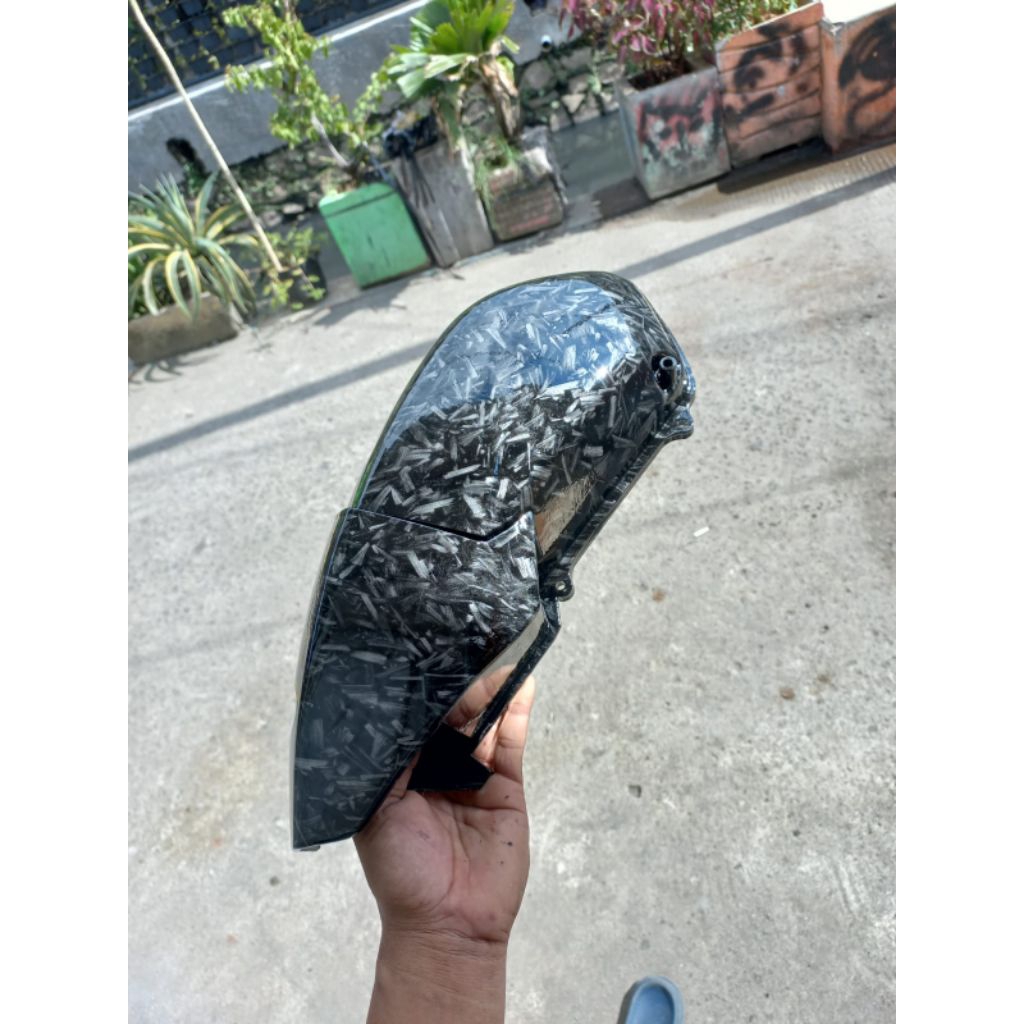 TUTUP CVT AEROX 155 OLD DAN LEXI KARBON FORGET