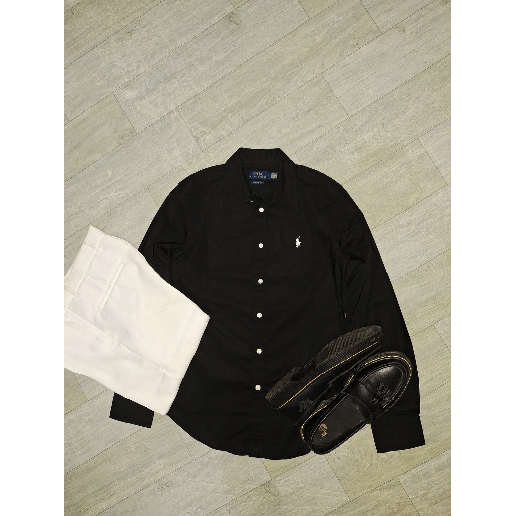 Kemeja Shirt Polo Ralph Lauren Pria Wanita Oxford Cotton New Original