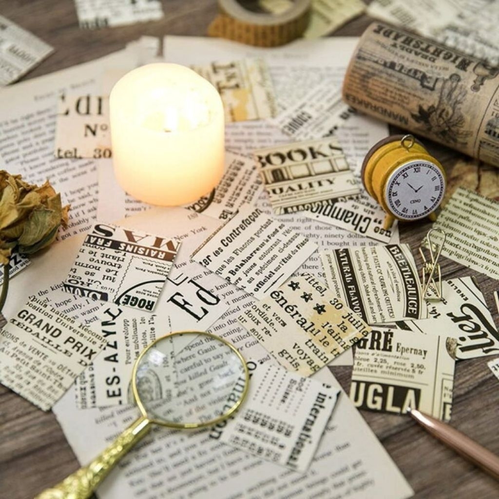 

STIKER JOURNALING VINTAGE ARTICLE