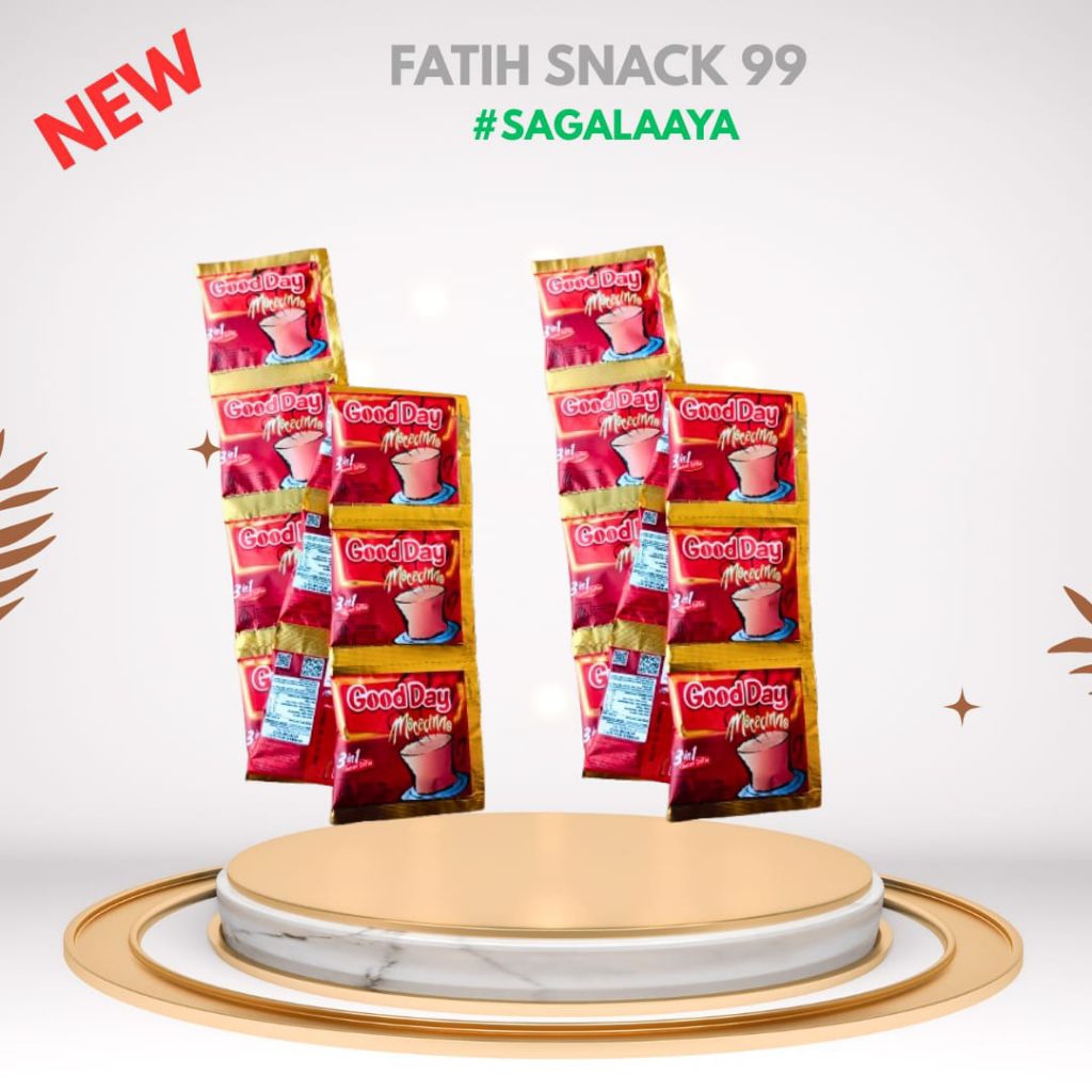 

GOOD DAY MOCACINNO SACHET ISI 10 SCH X 20G KOPI 3IN1 BUBUK INSTAN