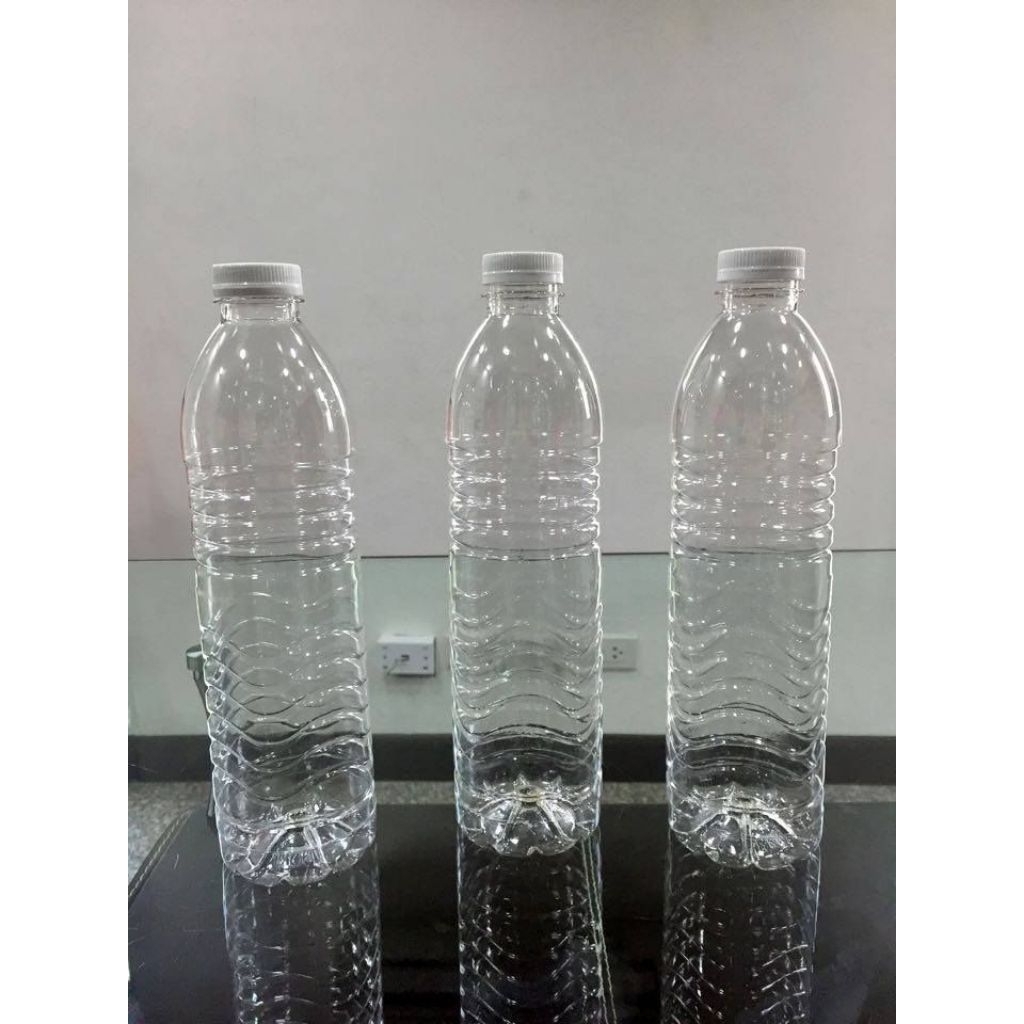 Botol Plastik Aqua 600 mL + tutup