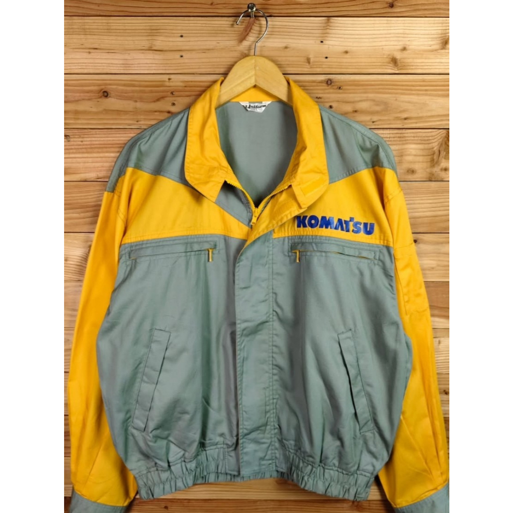 KOMATSU JAPAN FACTORY WORK JACKET SIZE XL