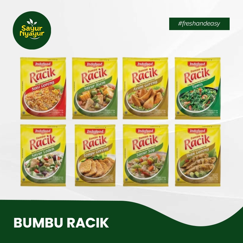 

Sayur Nyayur - Bumbu Masak Racik Indofood All Varian