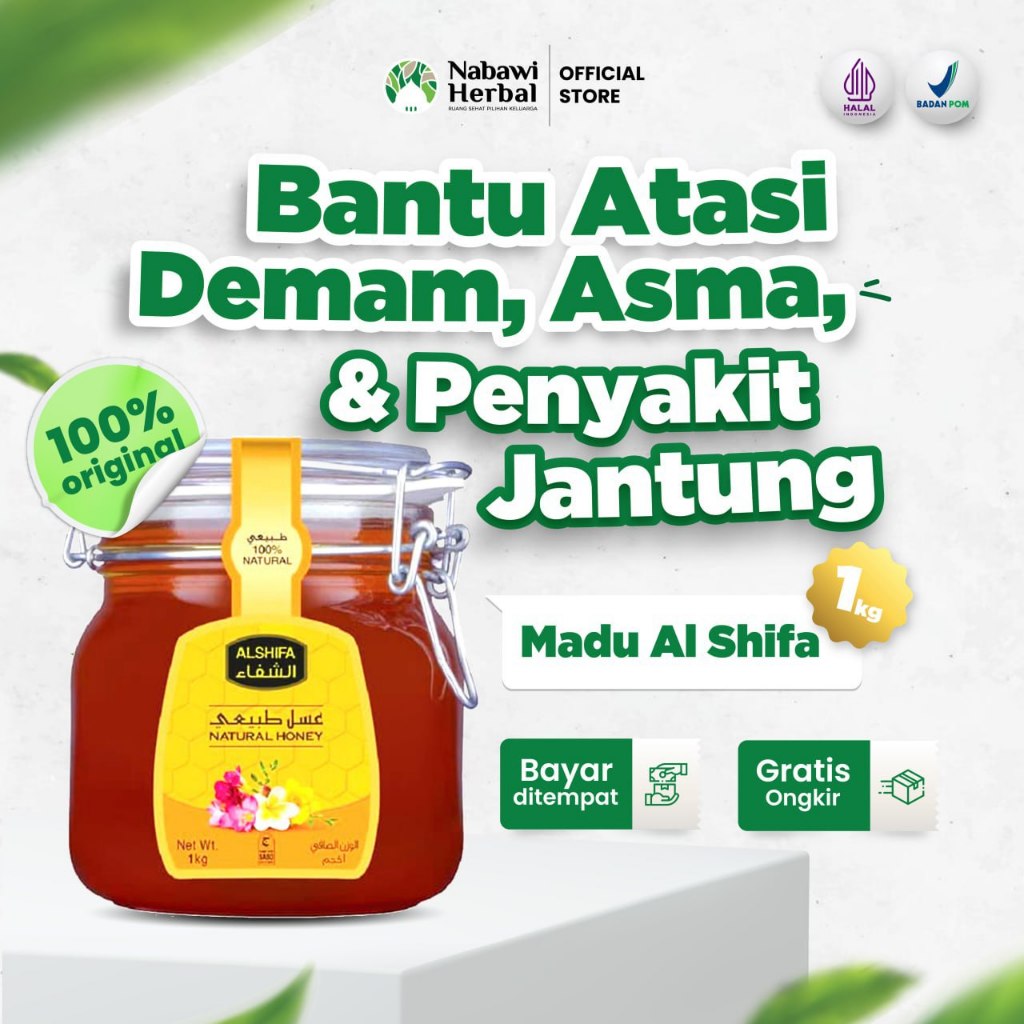 

ALSHIFA - Madu Murni Al Shifa 1kg Kemasan Toples Kaca Kawat