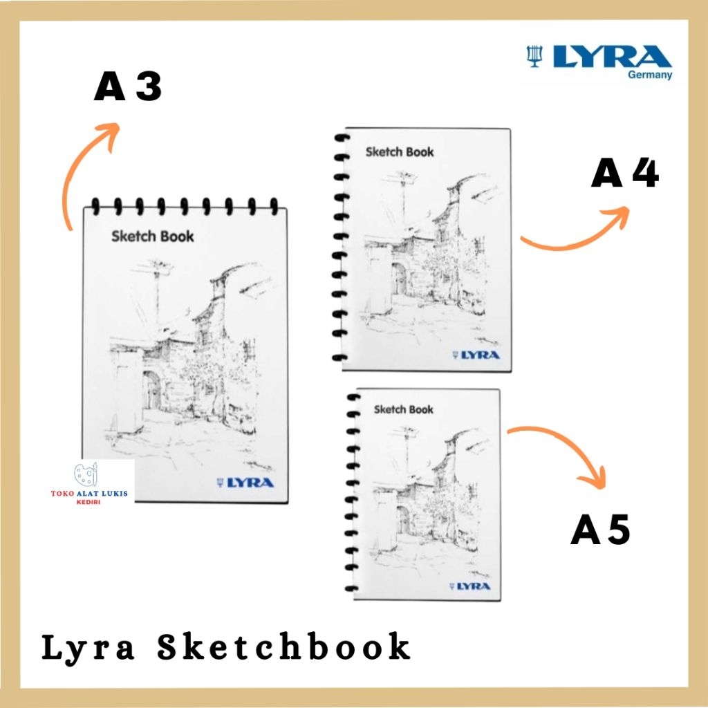 

Lyra Sketchbook / Kertas Sketsa Lyra Dengan 3 Ukuran