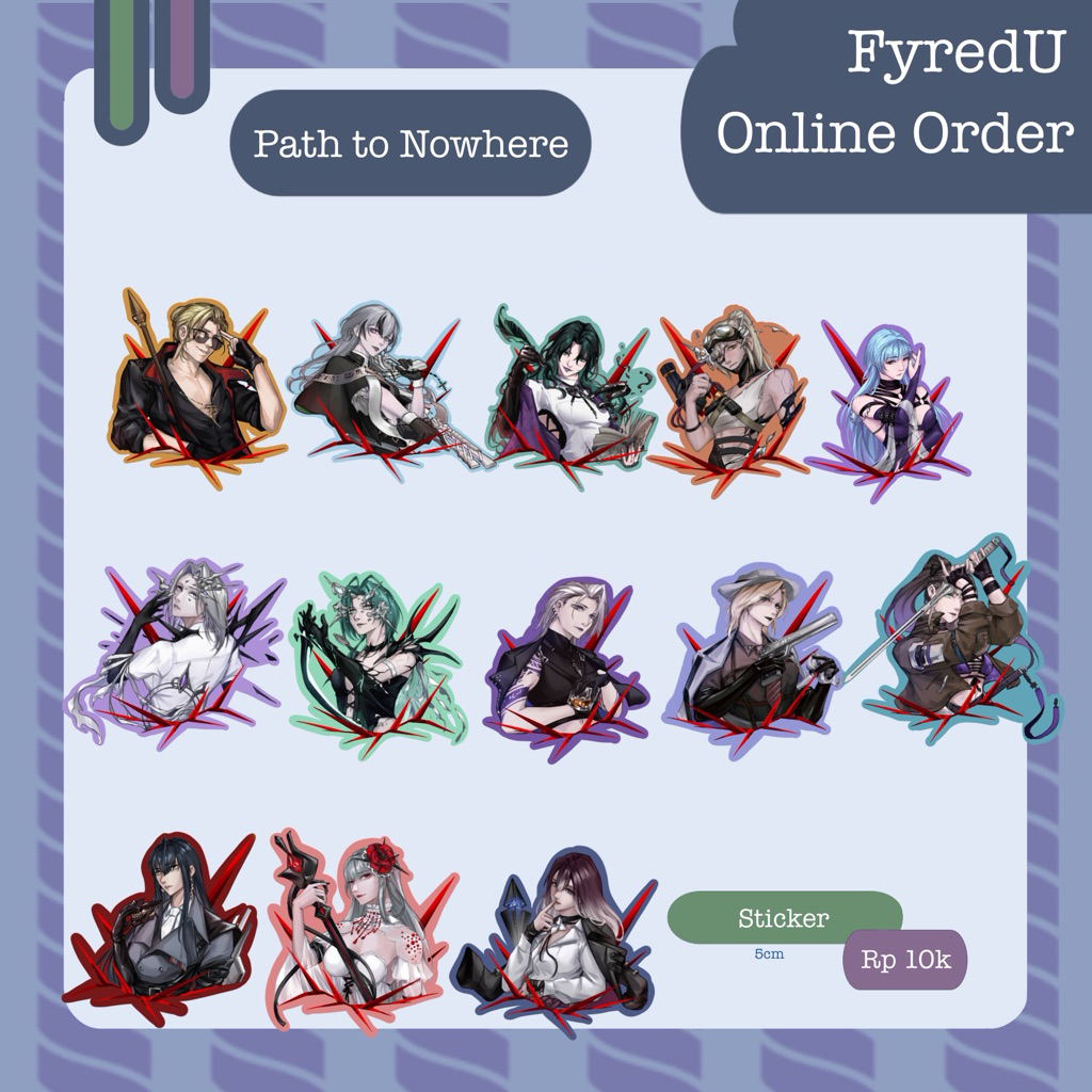 Sticker Path To Nowhere -FyredU-