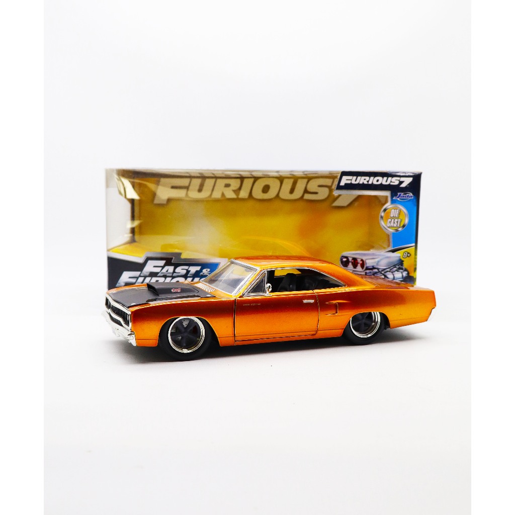 Jada 1/24 Fast Furious Dom Plymouth Road Runner Velg Custom