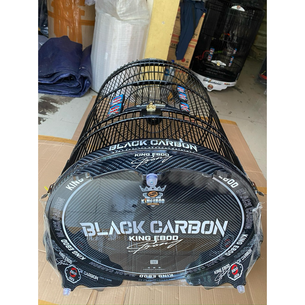 SANGKAR/KANDANG MURAI EBOD PVC DECAL CARBON SERIES