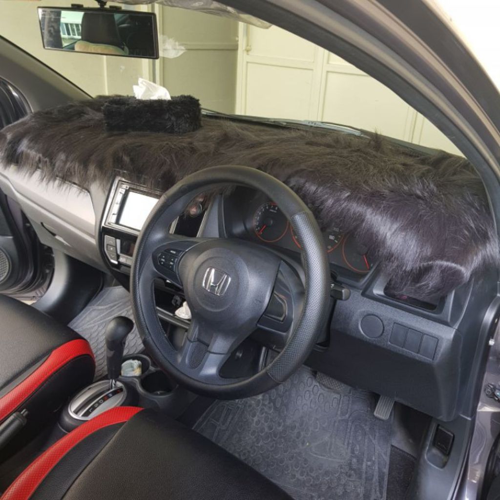 Alas Bulu Dashboard mobil Bulu Korea Premium Cover Dashboard, Alas Dashboard, Karpet Bulu AST
