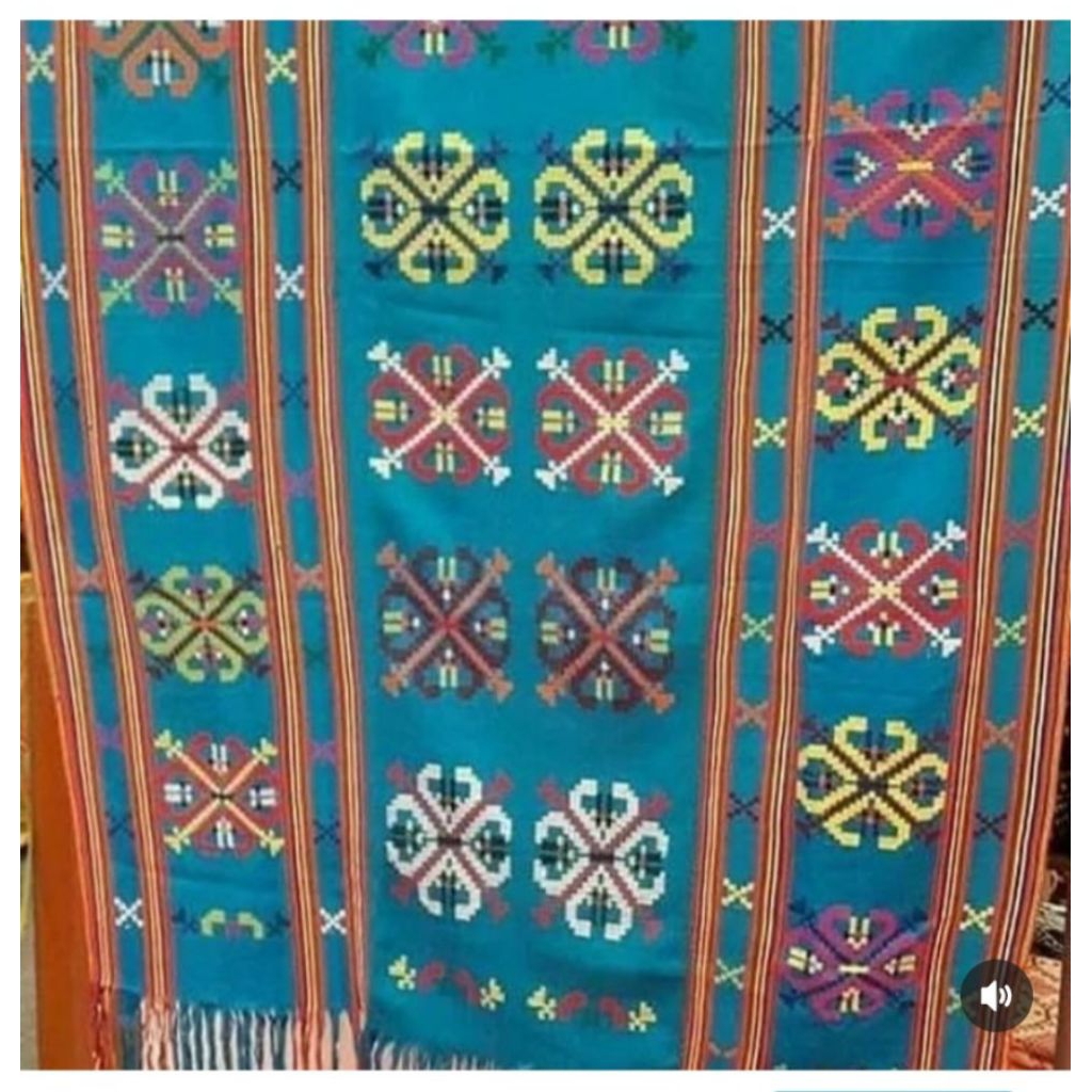 Kain Tenun Buna Kerawang, NTT bagus & warna jarang