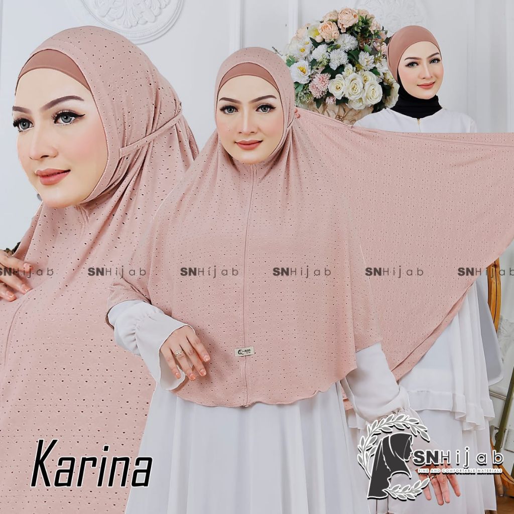HIJAB SN KARINA//HIJAB INSTAN DEWASA//HIJAB INSTAN
