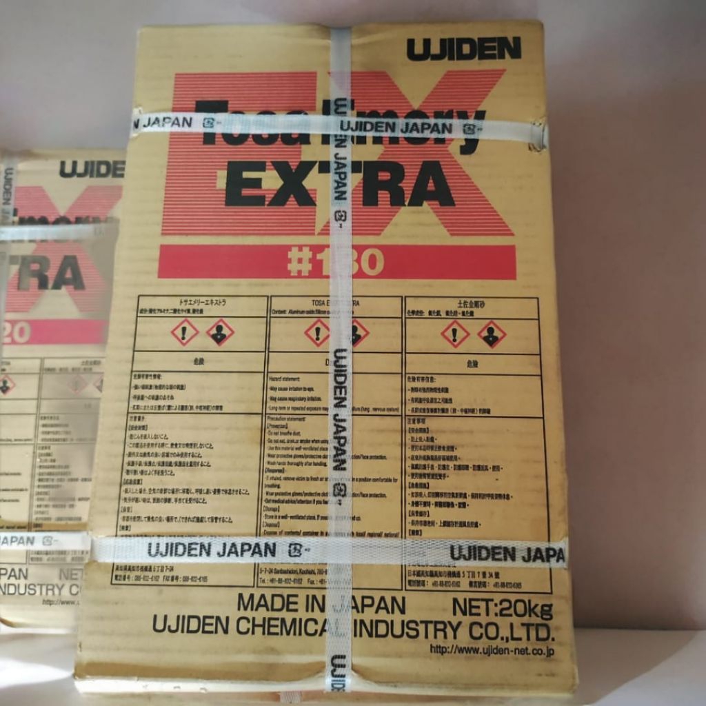 Tosa Emery Extra 20kg / 1 dus / bubuk amplas ujiden japan berbagai grit 80 100 120 180 200 240 320 4