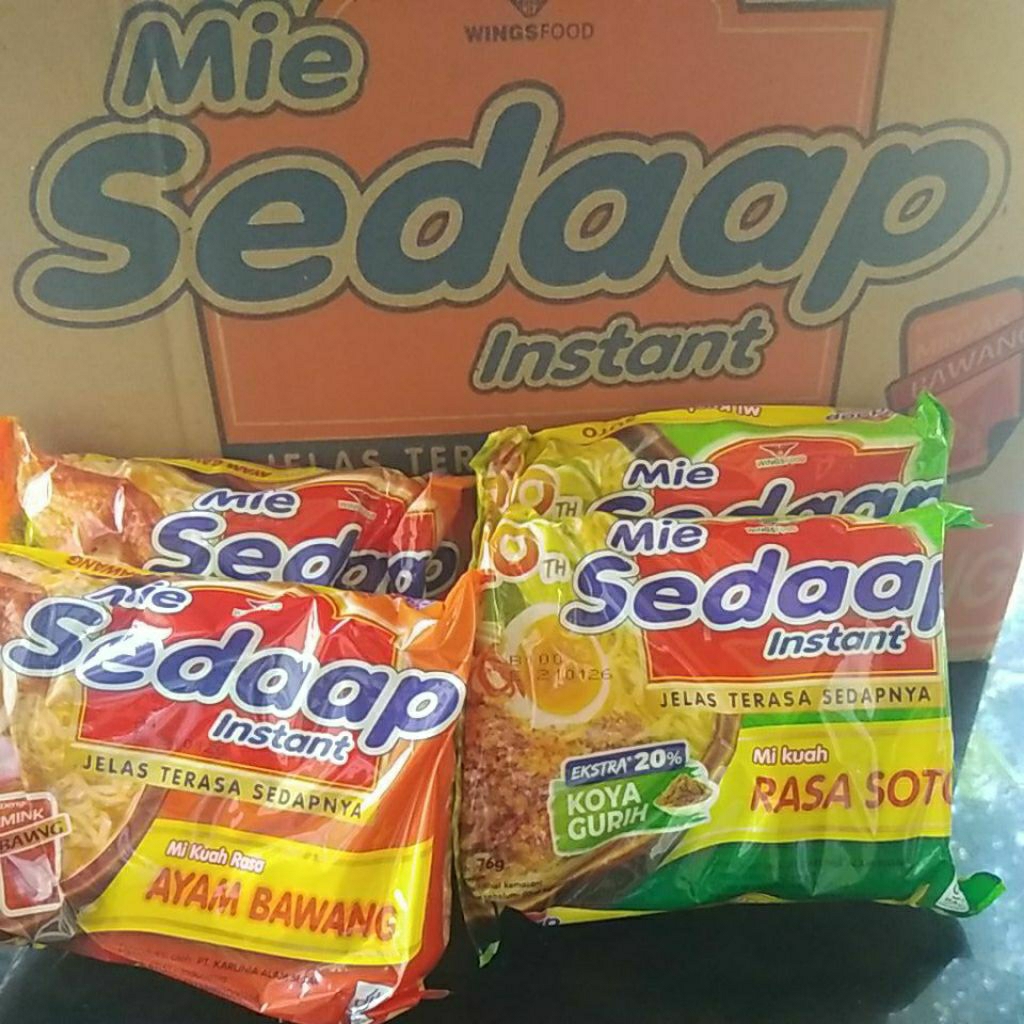 

Mie Sedaap Kuah soto ayam dan ayam bawang