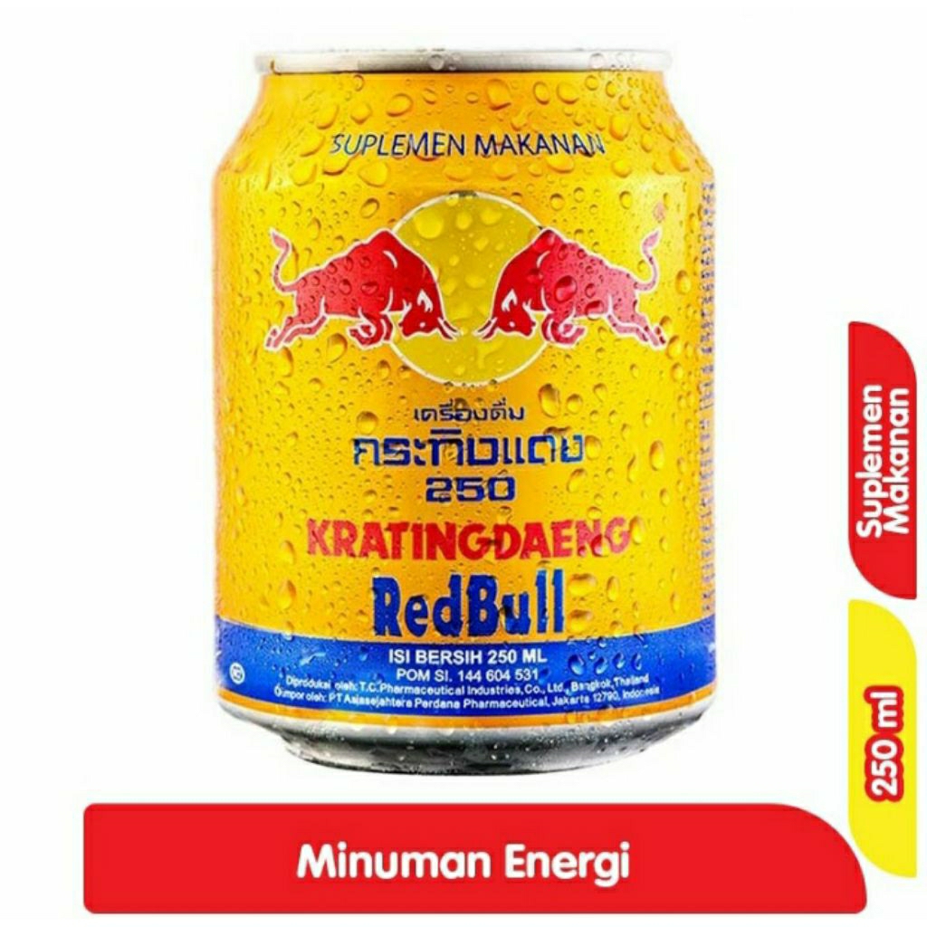 

Red Bull Kratingdaeng Minuman Energi Gold Kaleng 250ml