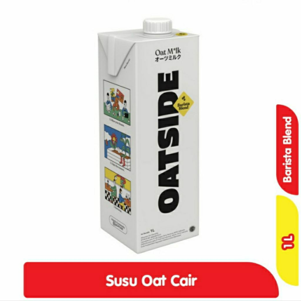 

OATSIDE Susu Oat Cair Barista Blend Kotak 1L