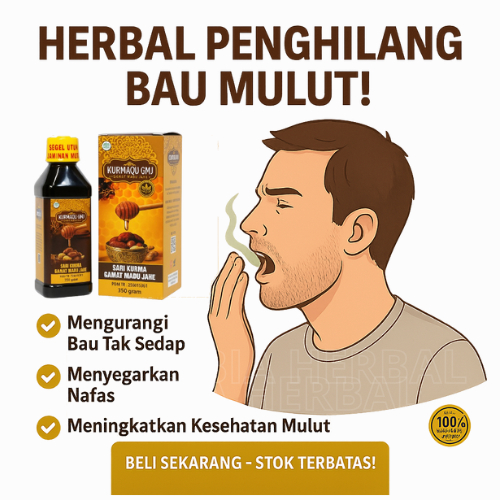 Kurmaqu - Obat Bau Mulut Permanen - Obat Bau Nafas Busuk, Menahun, Bau Mulut Kronis, Menghilangkan B