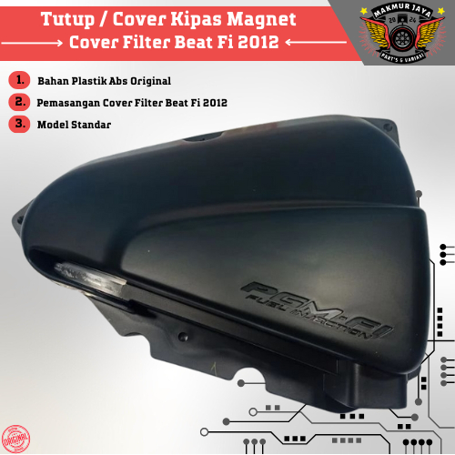Cover Tutup Filter Udara Beat Fi-Pgm Tahun 2012-2014 Beat Fi New Tutup Filter Beat Fi Injeksi
