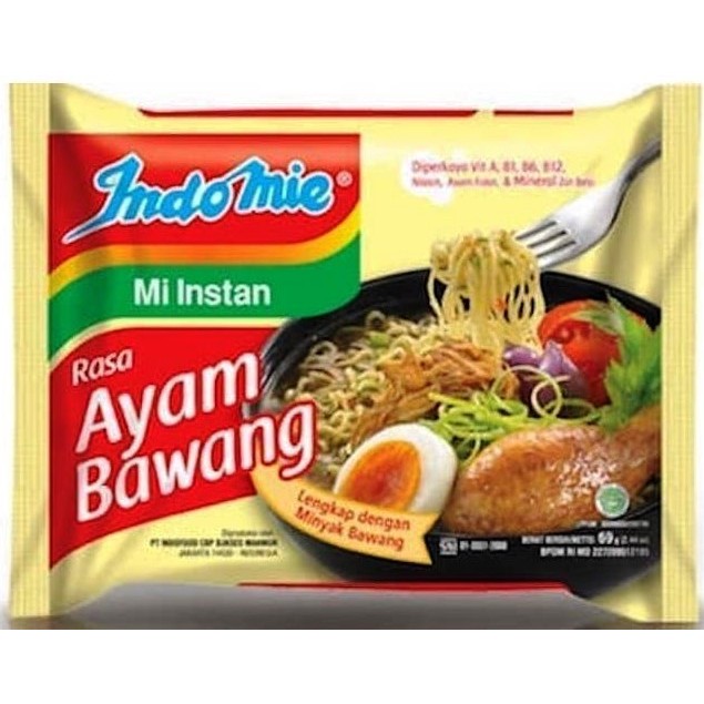 

Promo hemat 5 pcs Indomie Mi Instan - Rasa Ayam Bawang Soto Mie kuah