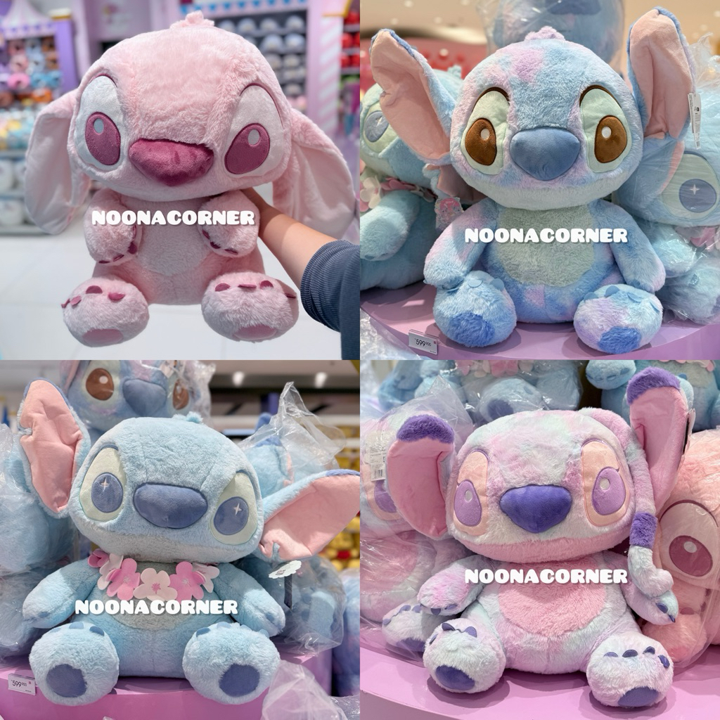 Miniso x Stitch - Boneka / Doll Stitch JUMBO Spectrum Rainbow Collections (55 cm)