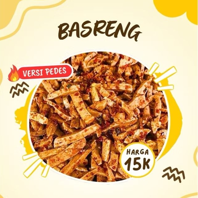 

Snack Kiloan Basreng Original dan Pedas 250gr - 1kg | Snack Murah Makassar