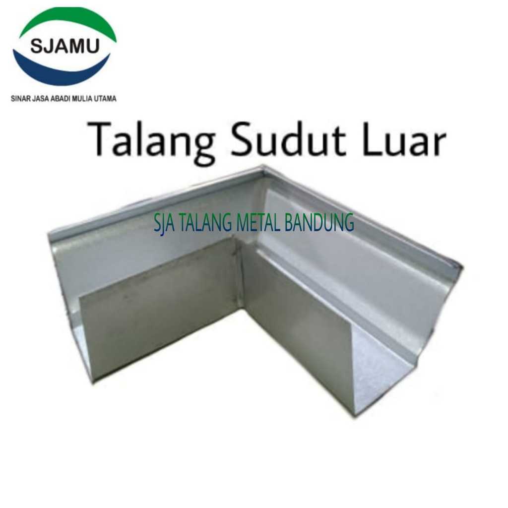 Talang Sudut Dalam dan Luar Talang Premium Silver | Talang Air Rumah (SJAMU)