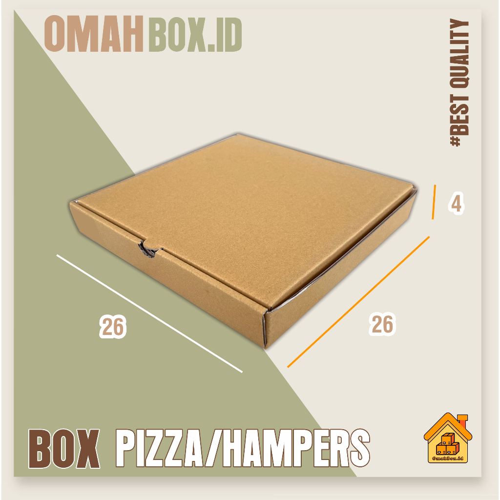

Box Pizza/Hampers 26x26x4 cm | kardus pizza | box pizza | kemasan pizza | box gift | box hampers | box baju | box kaos | box unik | box murah | Box Gift | Box aksesoris | Box Souvenir | Box Baju | Box Hijab | box Kado | box Hampers warna