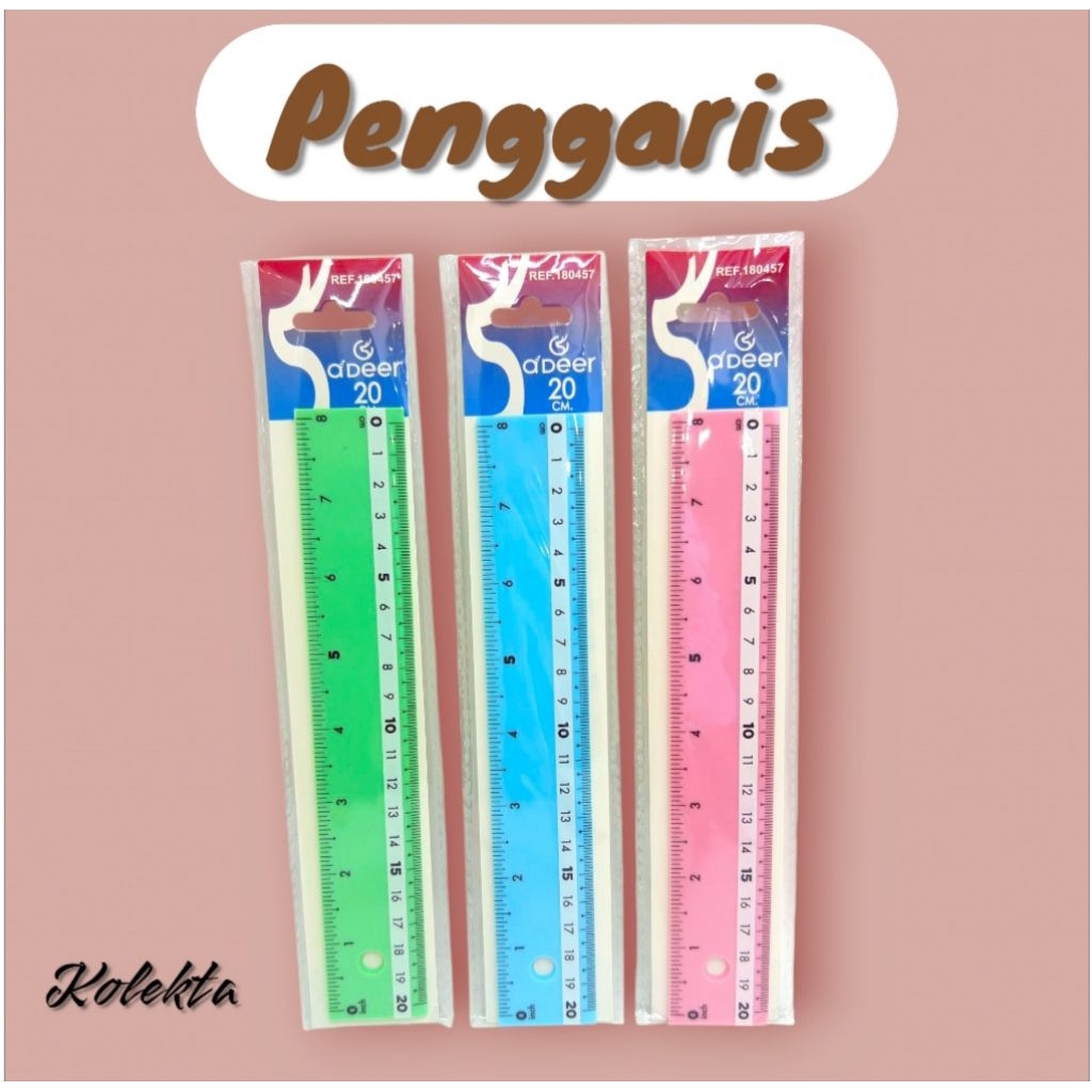 

Penggaris Plastik 20CM BH2038