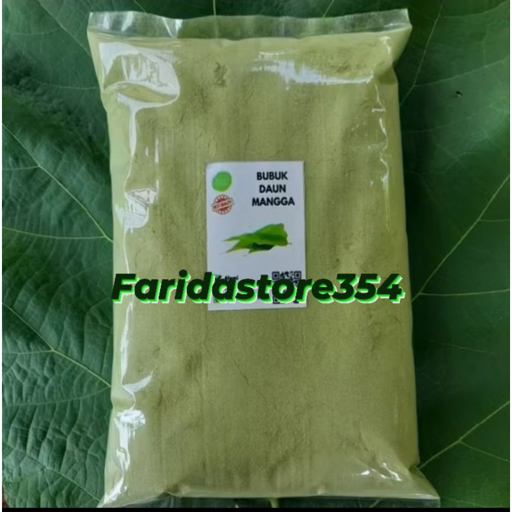 

bubuk daun mangga murni tanpa campuran 250gr/herbal daun mangga bubuk