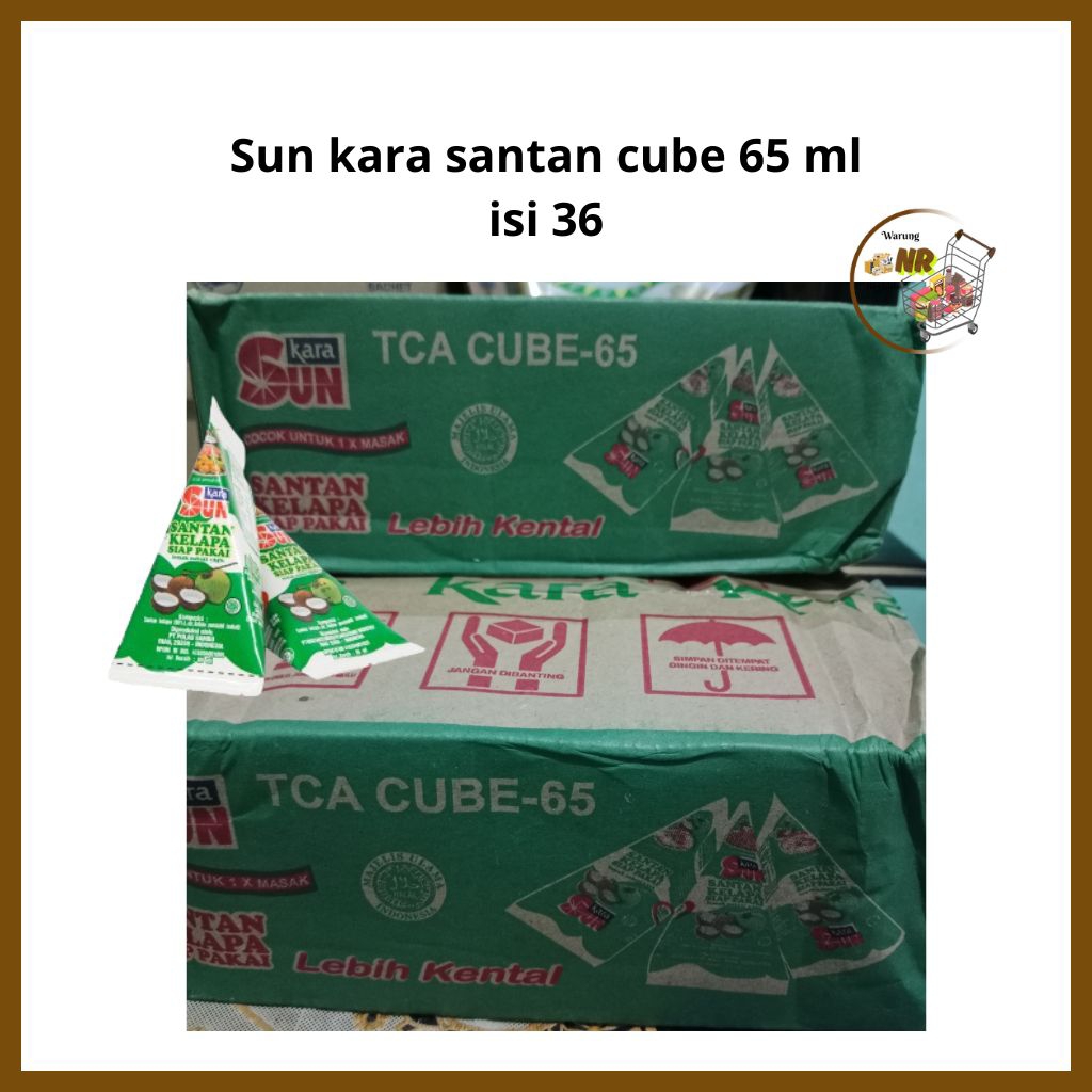 

SUN KARA SANTAN CAIR 65 ML 1 DUS ISI 36 PACK SANTAN KERUCUT SEGITIGA